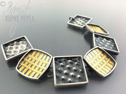 Link Bracelet Jewelry made by Birgit Kupke-peyla