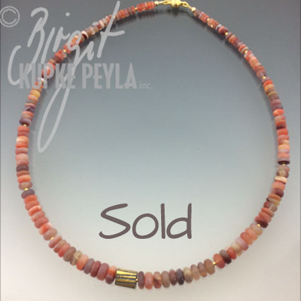 mexican Fire Opal Necklace
