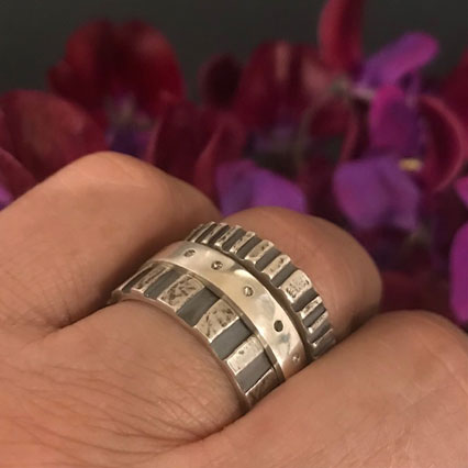 stackrings in Silver