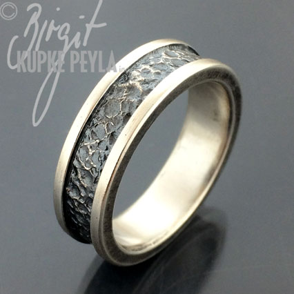 Ring made in Sterling Silver by Birgit Kupke-Peyla