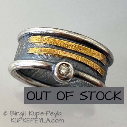 ring with two stripes